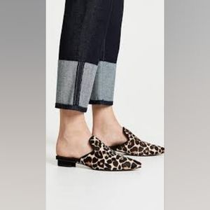 Rebecca Minkoff Camille Too Leopard Point Toe Mules
